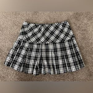 Plaid miniskirt